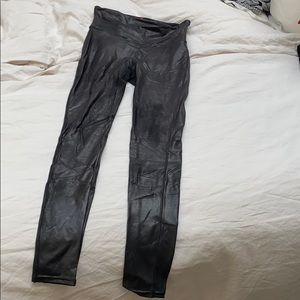 Spanx glossed leggings